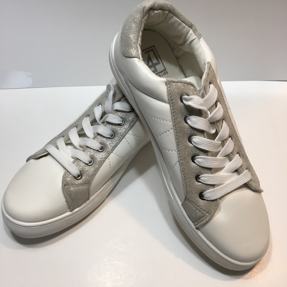 COPY - Lust for Life Sneakers With Silver Glitter Accents Size 10